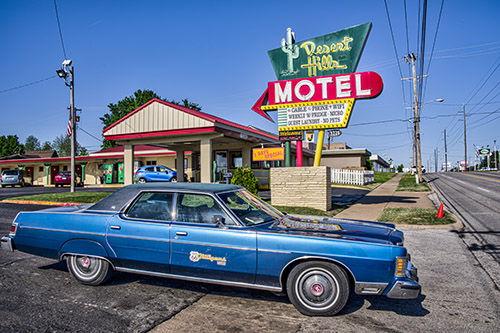 Gilligans Blue Car