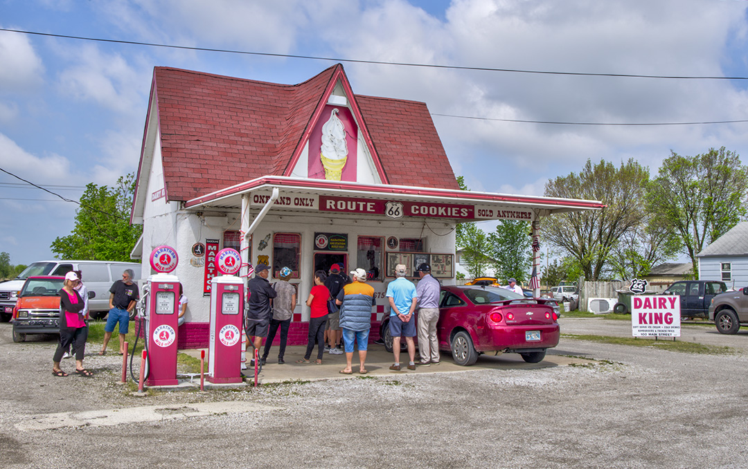 Dairy King, in Commerce Oklahoma Route 66